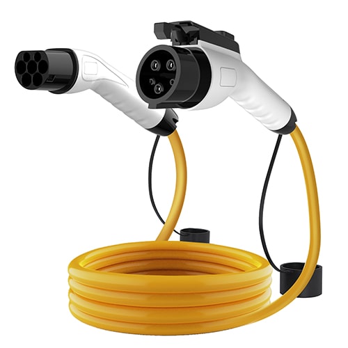 1-EVMOTIONS Delta Type2 -> Type1 (32A) Καλώδιο EV